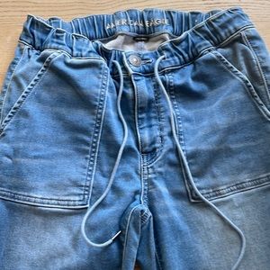 American Eagle Soft Knit Denim Jogger Size 6
